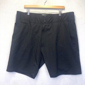 Honig's Referee Shorts Mens 42 Black Elastic Waist 9" Inseam Umpire Stretch‎ EUC